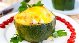 zucchine tonde ripiene caciocavallo