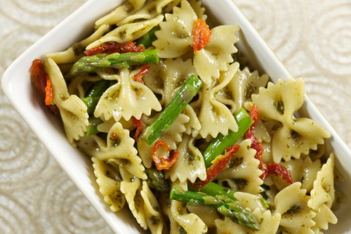 farfalle estive pesto asparagi