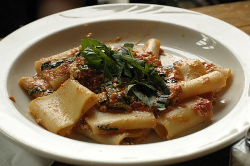 paccheri sorrentina