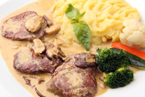 Scaloppine maiale funghi