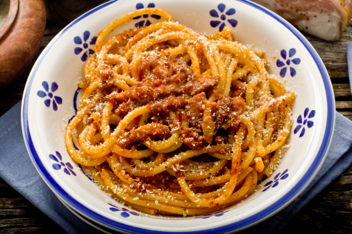 Amatriciana vegetariana Seitan menù Benedetta