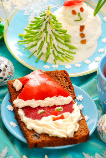 Ricette natale tartine bambini