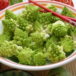 bici, broccolo, cavolo, broccolo romanesco ripassato padella