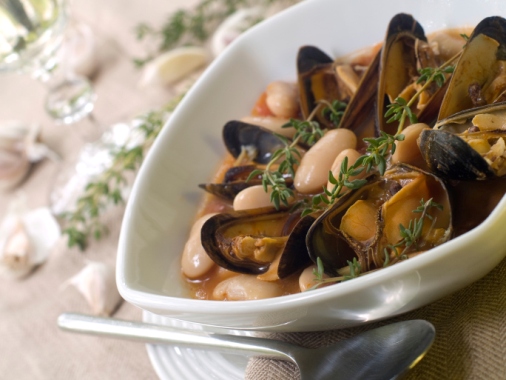 pasta fagioli cozze