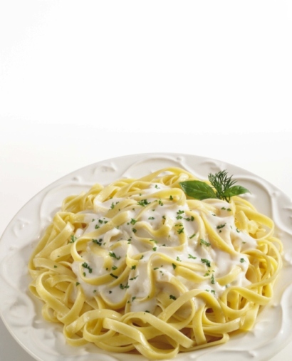 fettuccine limone panna