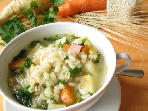 minestrone orzo