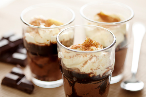 Coppe mascarpone cioccolato panna