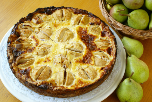 torta ricotta pere cioccolato