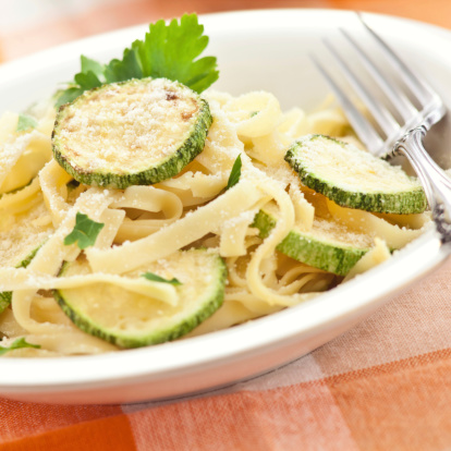 Pasta zucchine fritte