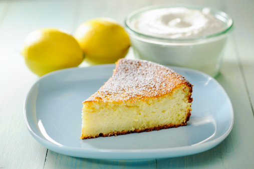 Japanese cheesecake al limone