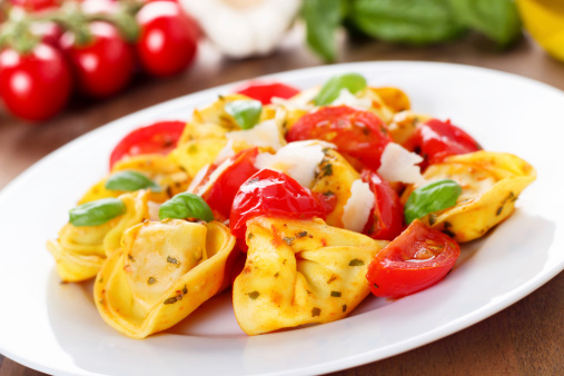 Tortellini pomodorini mozzarella