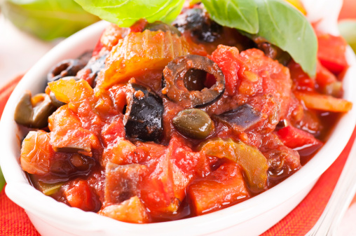 caponata palermitana, Caponata melanzane light non fritte ricetta