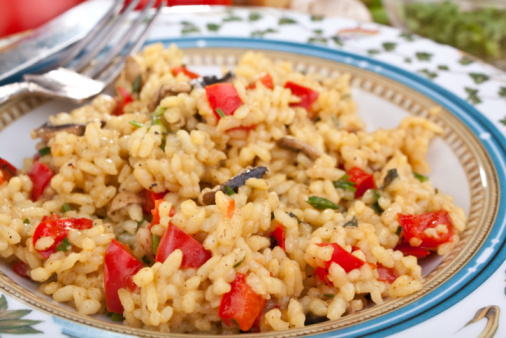 Risotto funghi pomodoro