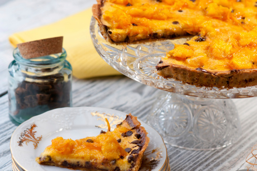 Crostata con arance e cioccolato dei Menu di Benedetta