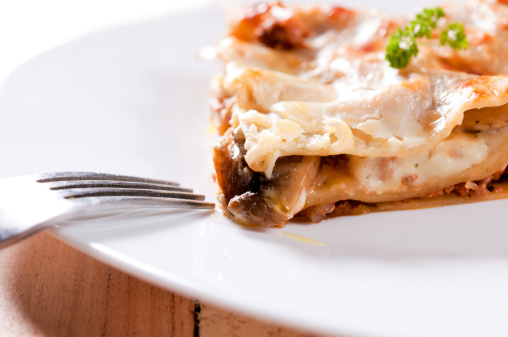 Lasagne funghi light Cambio Cuoco