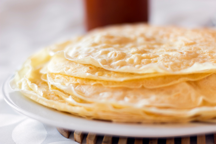 Torre di crepes al pesto dei Menù di Benedetta