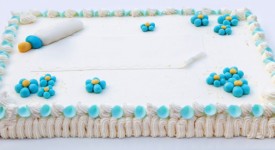 Torta battesimo bimbo pasta di zucchero