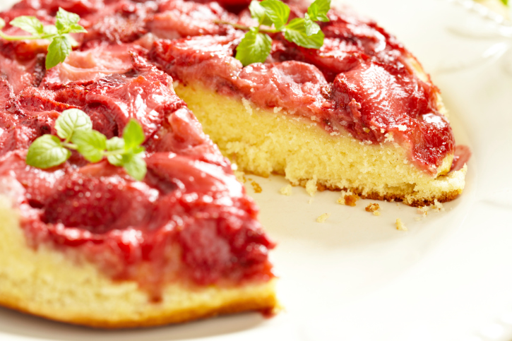 Torta rovesciata alle fragole per la Festa della mamma