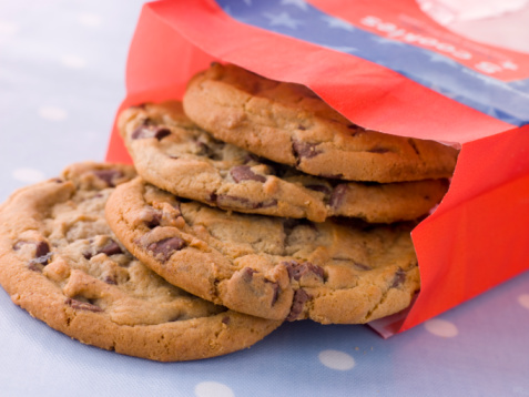 biscotti al cioccolato americani