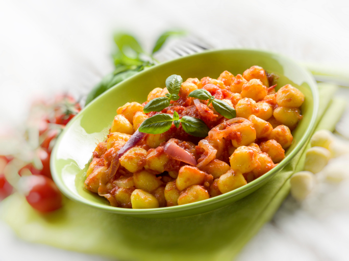 Gnocchi di patate all'amatriciana