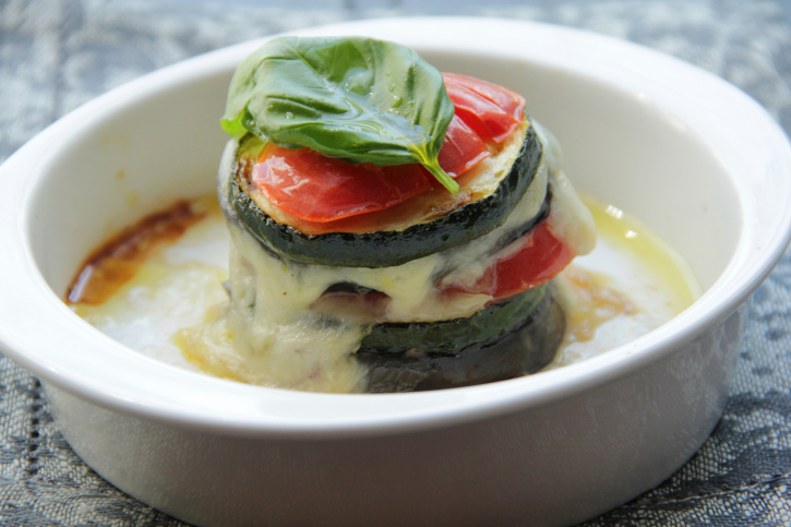 Millefoglie di zucchine e pomodori