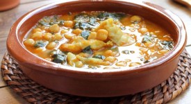 Zuppa di ceci e spinaci ricetta