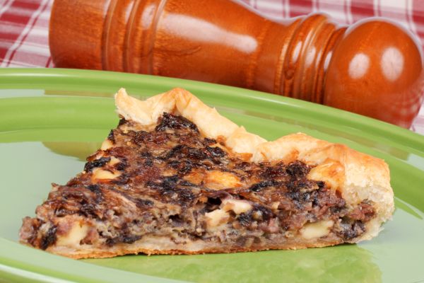 Quiche al radicchio e stracchino