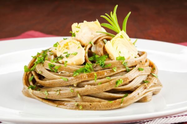 Tagliatelle con carciofi