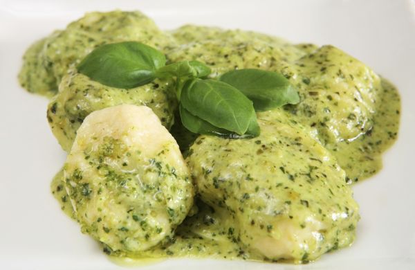 Gnocci in pesto