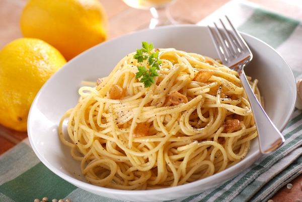 spaghetti agli agrumi light