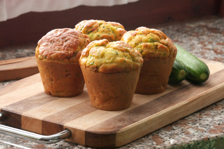 Muffin salati zucchine