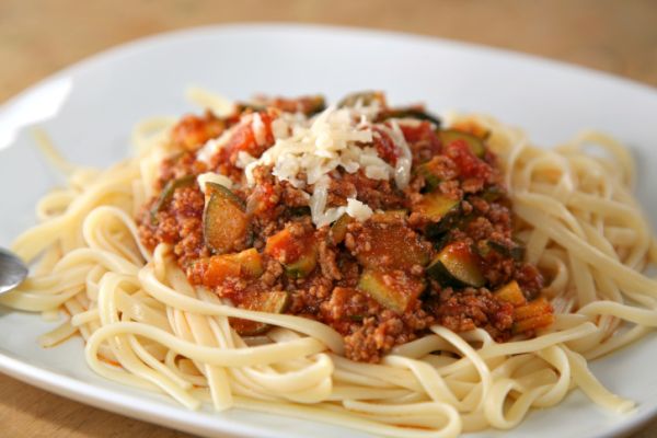 Pasta ragù zucchine