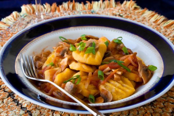 Malfatti zucca funghi