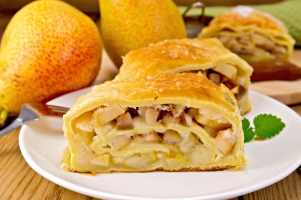 Strudel pere mandorle