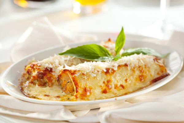 Cannelloni crema zucca ricotta