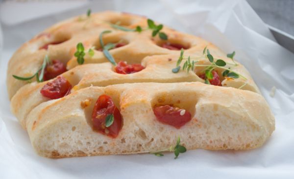 Focaccia senza glutine morbida