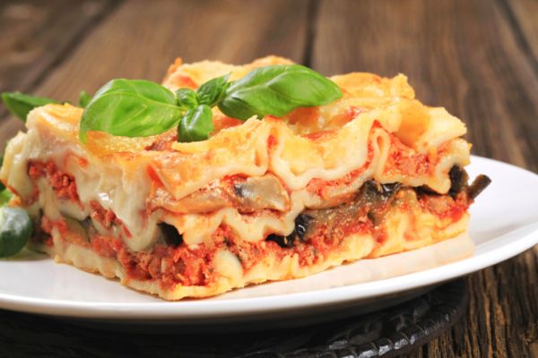 Lasagne sugo funghi 