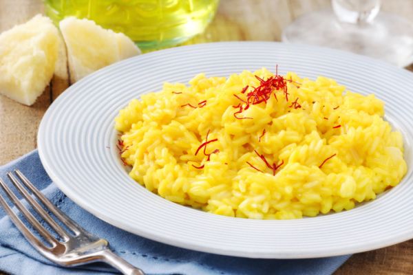 risotto alla milanese , Risotto allo champagne zafferano cenone Capodanno