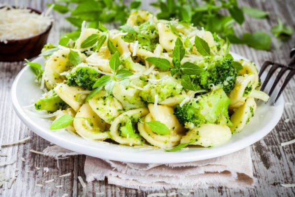 Orecchiette salsiccia broccoli
