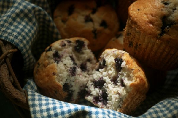 Muffin light mirtilli