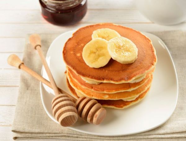 pancake banana cocco