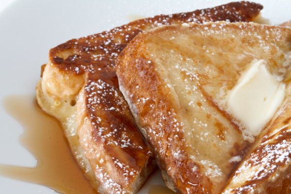 French toast arancia sciroppo acero