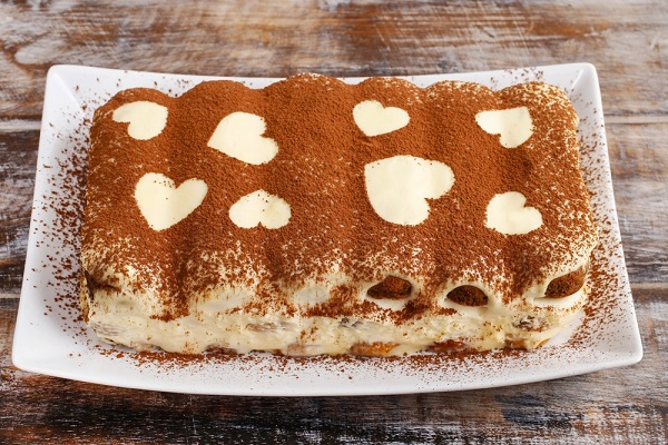 tiramisù cioccolato fondente san valentino