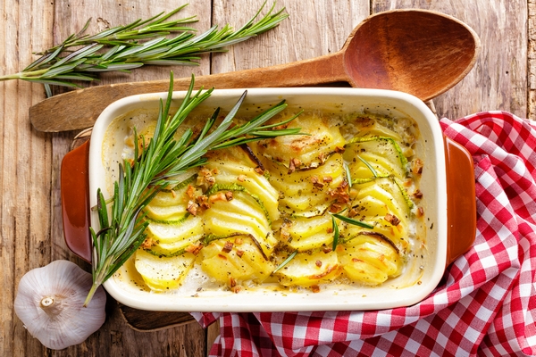 patate gratinate forno besciamella