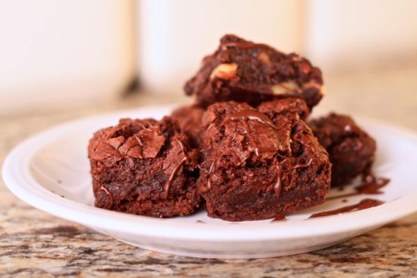 Brownies al cocco e banane