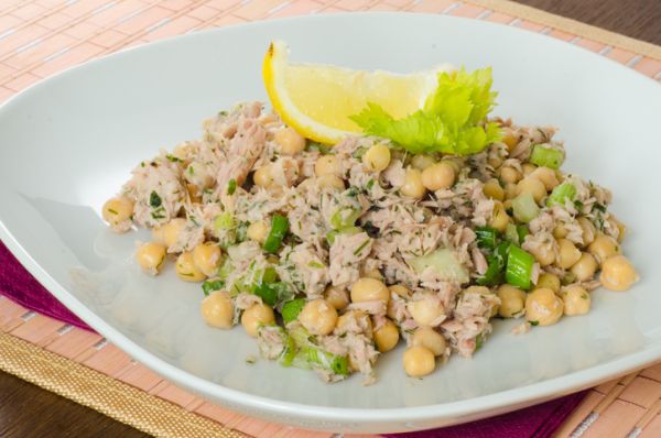 insalata di ceci e tonno