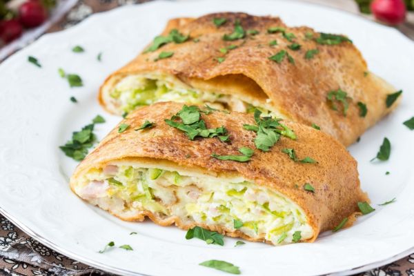 Strudel di scamorza e zucchine