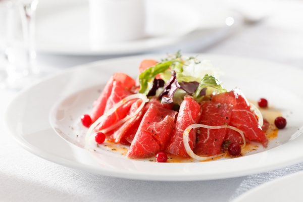 carpaccio manzo marinato lime