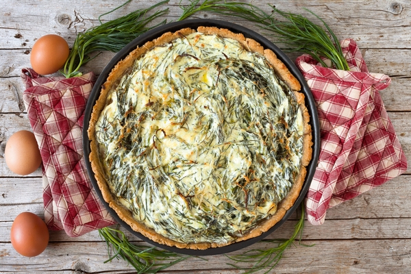 torta salata agretti ricotta