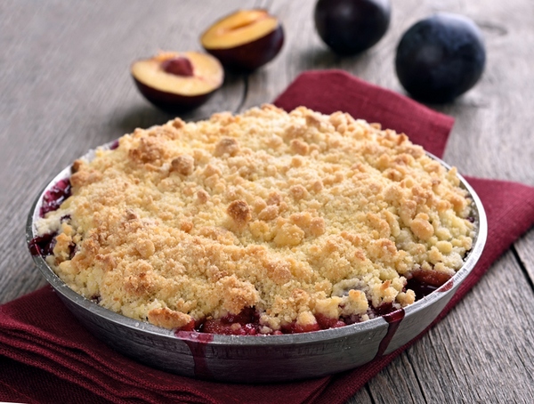 crumble prugne fresche amaretti